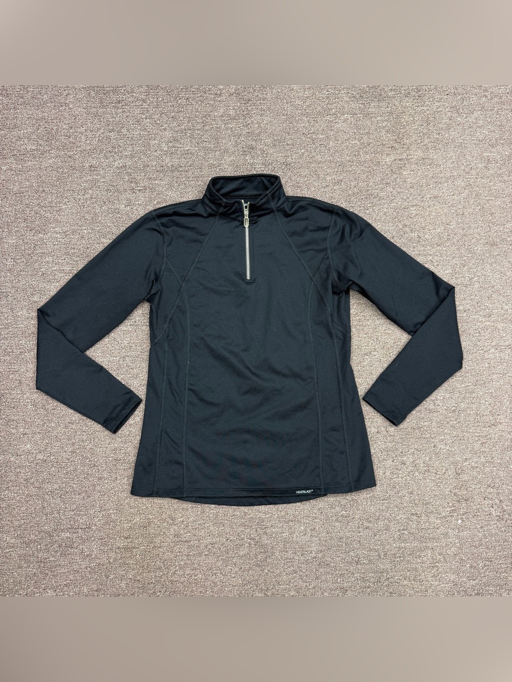 Women’s Small Black Heatblast Long Sleeve Horseback Riding Winter Shirt. Good Co